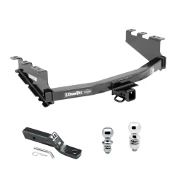 Trailer Tow Hitch For 14-18 Chevy Silverado GMC Sierra 1500 2019 LD Legacy w/ 1-7/8" and 2" Ball