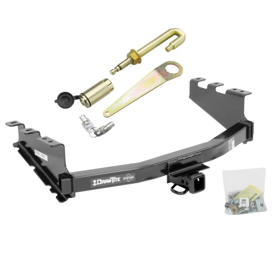 Trailer Tow Hitch For 14-18 Chevy Silverado GMC Sierra 1500 2019 LD Legacy w/ J-Pin Anti-Rattle Lock