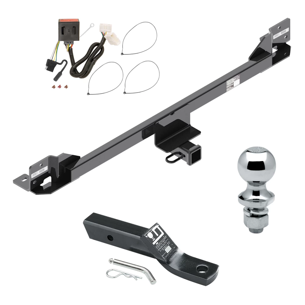 Trailer Tow Hitch For 11-17 Honda Odyssey Complete Package w/ Wiring and 1-7/8" Ball