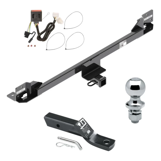 Trailer Tow Hitch For 11-17 Honda Odyssey Complete Package w/ Wiring and 1-7/8" Ball