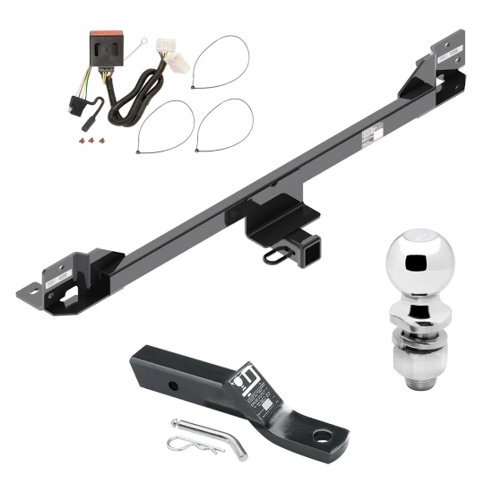 Trailer Tow Hitch For 11-17 Honda Odyssey All Models Complete Package w/ Wiring and 2" Ball