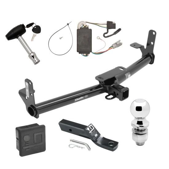 Trailer Tow Hitch For 05-06 Chevrolet Equinox 06-06 Pontiac Torrent Deluxe Package Wiring 2" Ball and Lock