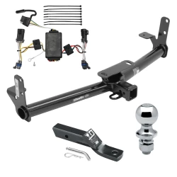 Trailer Tow Hitch For 02-07 Saturn Vue Except Redline Complete Package w/ Wiring and 1-7/8" Ball