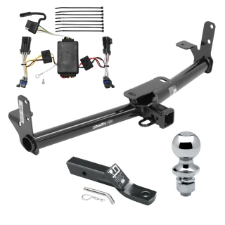 Trailer Tow Hitch For 02-07 Saturn Vue Except Redline Complete Package w/ Wiring and 1-7/8" Ball