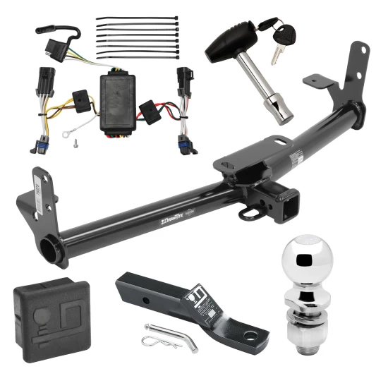 Trailer Tow Hitch For 02-07 Saturn Vue Except Redline Deluxe Package Wiring 2" Ball and Lock