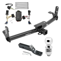 Trailer Tow Hitch For 02-07 Saturn Vue Except Redline Complete Package w/ Wiring and 2" Ball