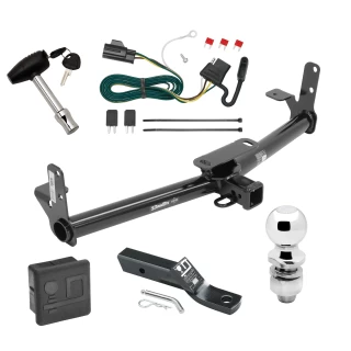 Trailer Tow Hitch For 07-09 Chevrolet Equinox Pontiac Torrent Complete Package w/ Wiring and 2" Ball