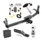 Trailer Tow Hitch For 10-17 Chevrolet Equinox GMC Terrain Deluxe Package Wiring 2" Ball and Lock