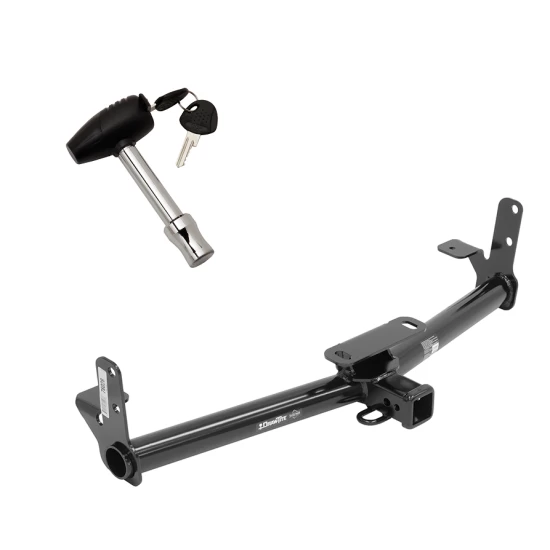 Trailer Tow Hitch For 05-17 Chevy Equinox 10-17 GMC Terrain 06-09 Torrent 02-07 Saturn Vue w/ Security Lock Pin Key