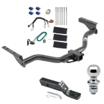 Custom Fit Trailer Hitch Wiring Harness (Plug & Play) 2" Drop Ball-Mount w/ Pin/Clip 1-7/8" Chrome Ball Installation Hardware Installation Instructions 76031 118670 23 63816 Draw-Tite Trailer Tow Hitch 13-21 Nissan Pathfinder 14-21 Infiniti Trailer Tow Hitch For 13-21 Nissan Pathfinder 14-21 Infiniti QX60 Complete Package w/ Wiring and 1-7/8" Ball
