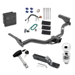 Custom Fit Trailer Hitch Wiring Harness (Plug & Play) 2" Drop Ball-Mount w/ Pin/Clip 2" Chrome Ball Security Lock Pin Rubber Hitch Plug Cover Installation Hardware Installation Instructions 76031 118670 23 63845 580407 7010 Draw-Tite Trailer Trailer Tow Hitch For 13-21 Nissan Pathfinder 14-21 Infiniti QX60 Deluxe Package Wiring 2" Ball and Lock