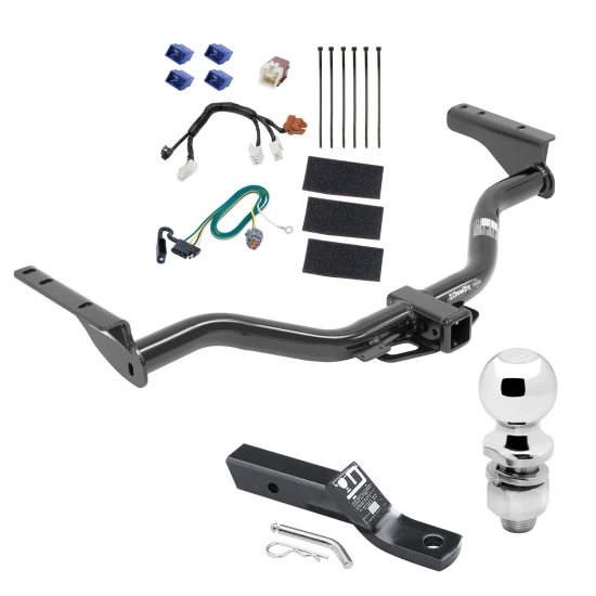 Custom Fit Trailer Hitch Wiring Harness (Plug & Play) 2" Drop Ball-Mount w/ Pin/Clip 2" Chrome Ball Installation Hardware Installation Instructions 76031 118670 23 63845 Draw-Tite Trailer Tow Hitch 13-21 Nissan Pathfinder 14-21 Infiniti QX6 Trailer Tow Hitch For 13-21 Nissan Pathfinder 14-21 Infiniti QX60 Complete Package w/ Wiring and 2" Ball
