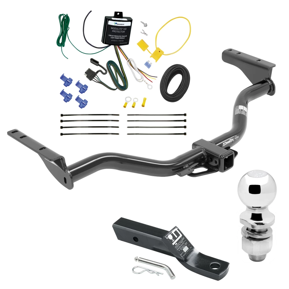 Custom Fit Trailer Hitch Wiring Harness (Requires Splicing) 2" Drop Ball-Mount w/ Pin/Clip 2" Chrome Ball Installation Hardware Installation Instructions 76031 119148 23 63845 Draw-Tite Trailer Tow Hitch 2013 Infiniti JX35 Complete Package Wiri Trailer Tow Hitch For 2013 Infiniti JX35 Complete Package w/ Wiring and 2" Ball