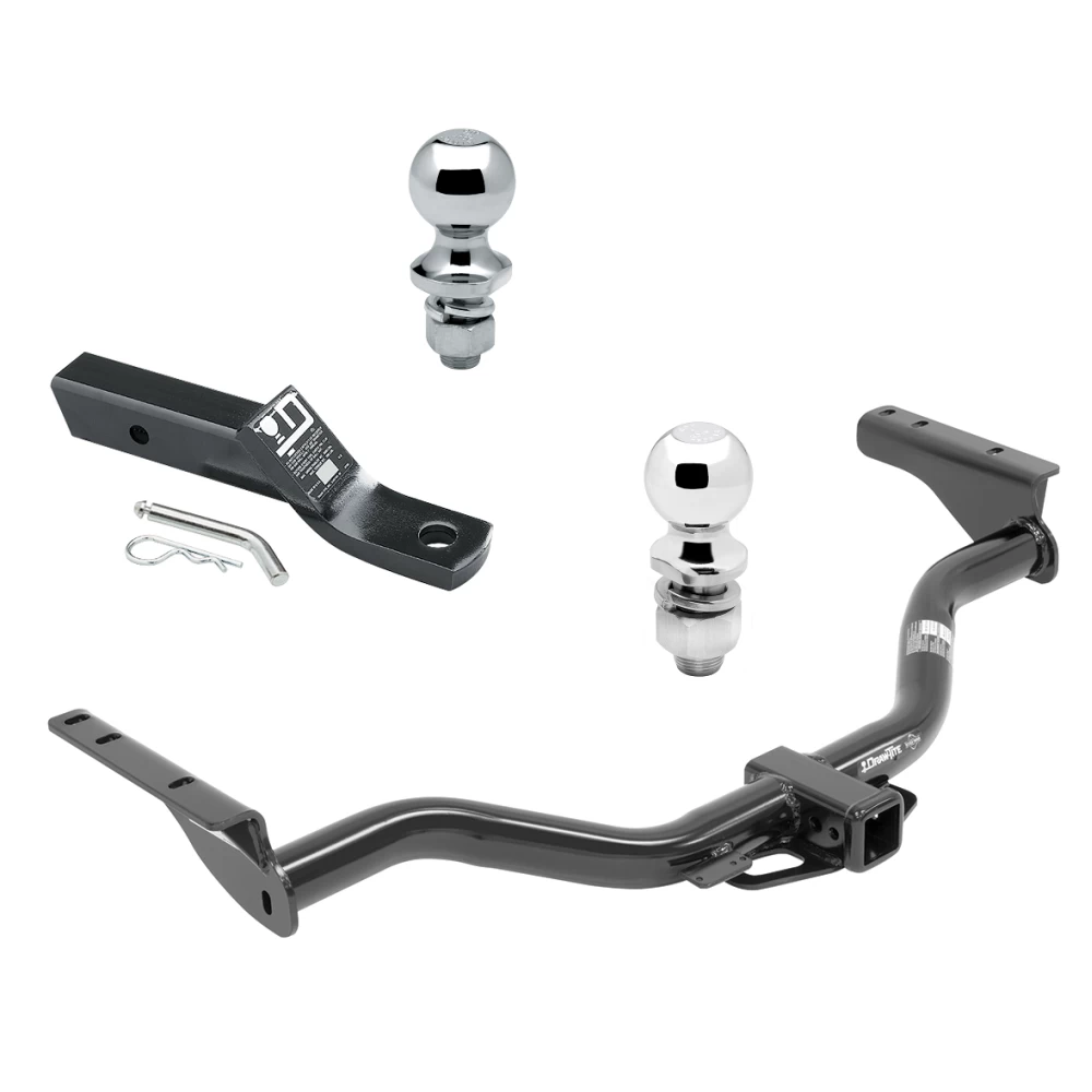 Trailer Tow Hitch For 13-20 Nissan Pathfinder 14-20 INFINITI QX60 2013 JX35 Receiver w/ 1-7/8" and 2" Ball