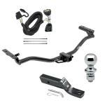 Trailer Tow Hitch For 11-19 Ford Explorer All Models Complete Package w/ Wiring and 1-7/8" Ball