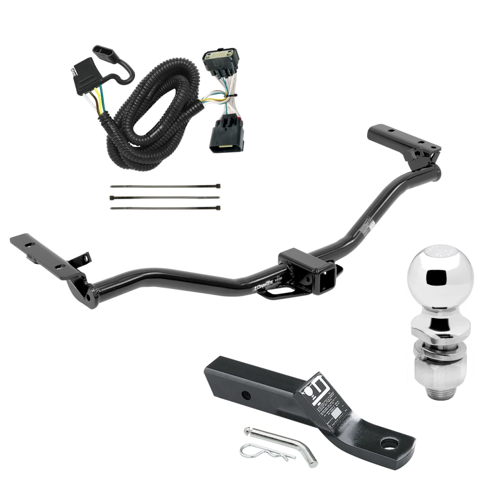 Trailer Tow Hitch For 11-19 Ford Explorer Complete Package w/ Wiring and 2" Ball