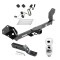 Trailer Tow Hitch For 16-18 Buick Envision Complete Package w/ Wiring and 2" Ball