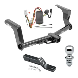 Trailer Tow Hitch For 13-15 Subaru Crosstrek Wiring & 1-7/8" Ball