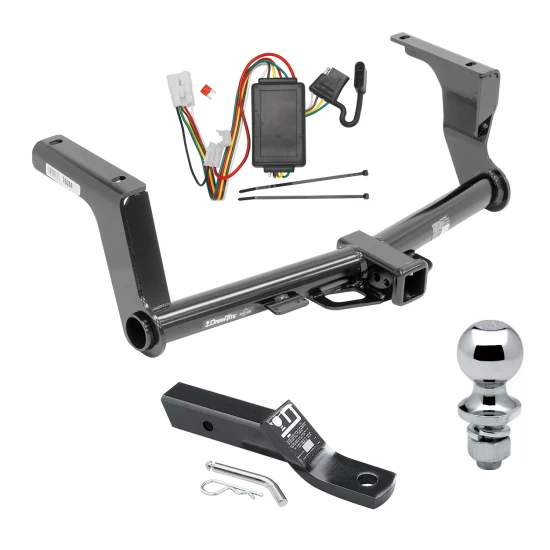 Trailer Tow Hitch For 13-15 Subaru Crosstrek Wiring & 1-7/8" Ball