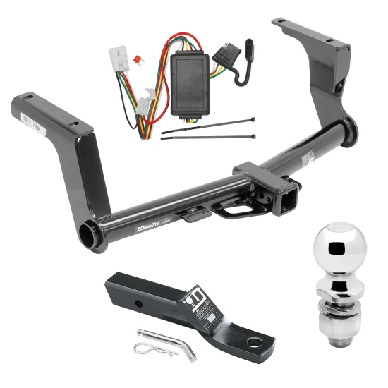 Trailer Tow Hitch For 13-15 Subaru XV Crosstrek Complete Package w/ Wiring and 2" Ball