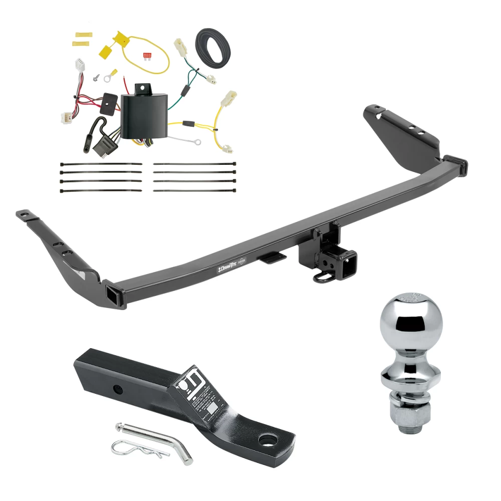 Trailer Tow Hitch For 11-14 Toyota Sienna (15-20 SE ONLY) Wiring and 1-7/8" Ball