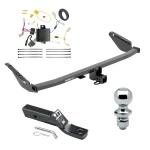 Trailer Tow Hitch For 11-14 Toyota Sienna (15-20 SE ONLY) Wiring and 1-7/8" Ball