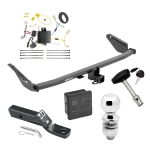 Trailer Tow Hitch For 11-14 Toyota Sienna (15-20 SE ONLY) Deluxe Package Wiring 2" Ball and Lock