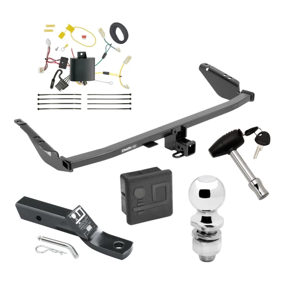 Trailer Tow Hitch For 11-14 Toyota Sienna (15-20 SE ONLY) Deluxe Package Wiring 2" Ball and Lock