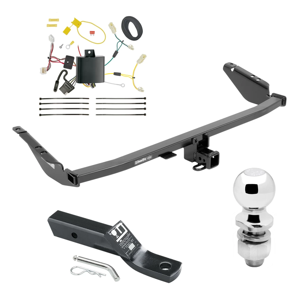 Trailer Tow Hitch For 11-14 Toyota Sienna (15-20 SE ONLY) Wiring Kit & 2" Ball