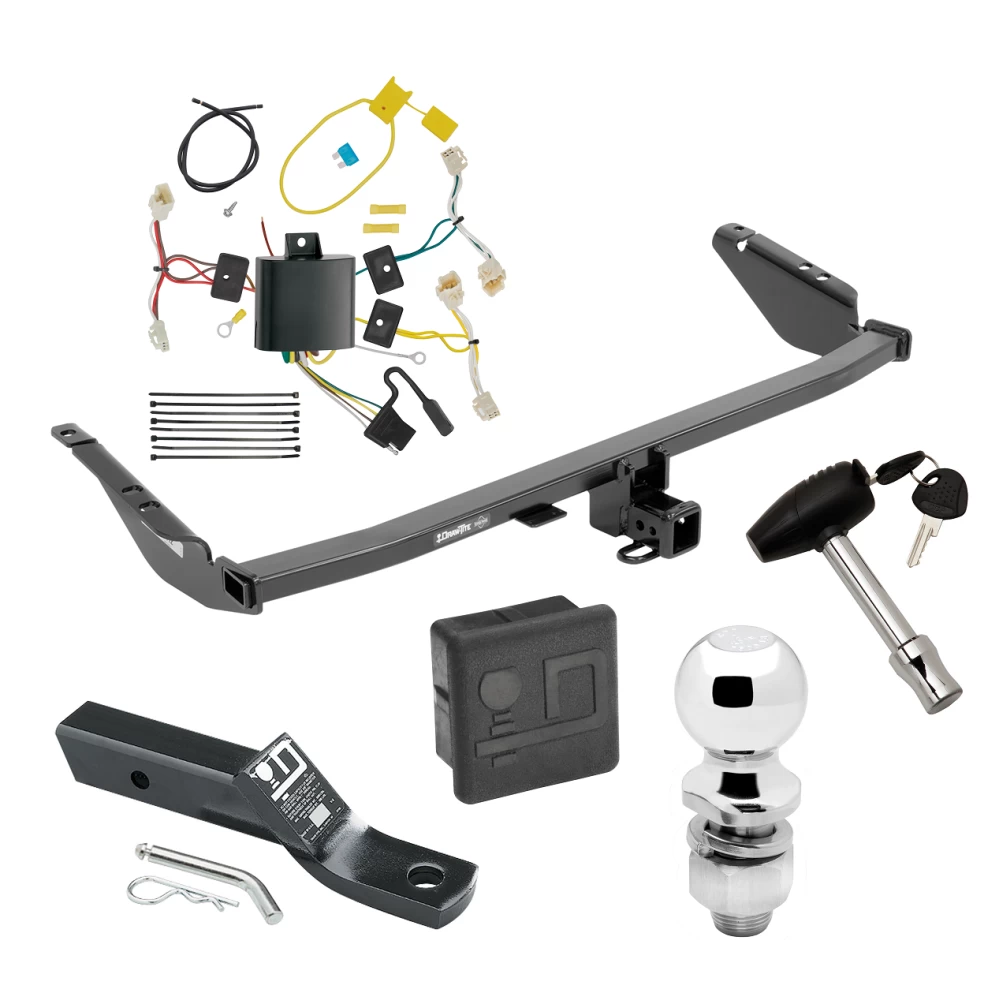 Trailer Tow Hitch For 15-20 Toyota Sienna Exc SE Deluxe Package Wiring 2" Ball and Lock