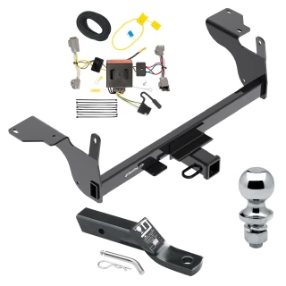Trailer Tow Hitch For 14-17 Volvo XC60 All Models Complete Package w/ Wiring and 1-7/8" Ball