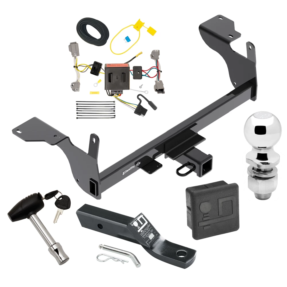 Trailer Tow Hitch For 14-17 Volvo XC60 All Models Deluxe Package Wiring 2" Ball and Lock