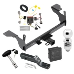 Trailer Tow Hitch For 14-17 Volvo XC60 All Models Deluxe Package Wiring 2" Ball and Lock