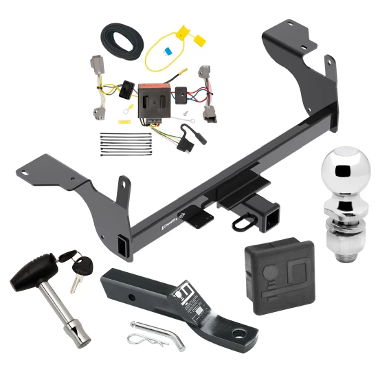 Trailer Tow Hitch For 14-17 Volvo XC60 All Models Deluxe Package Wiring 2" Ball and Lock