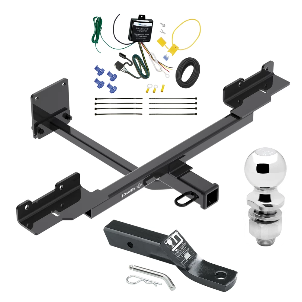 Trailer Tow Hitch For 12-15 Mercedes-Benz ML350 16-18 GLE SUV Complete Package w/ Wiring and 2" Ball