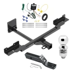 Trailer Tow Hitch For 12-15 Mercedes-Benz ML350 16-18 GLE SUV Complete Package w/ Wiring and 2" Ball