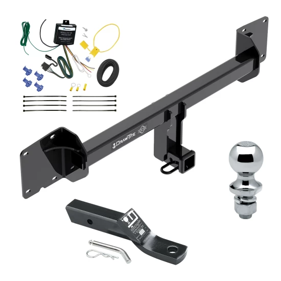 Trailer Tow Hitch For 16-23 Tesla X All Models Complete Package w/ Wiring and 1-7/8" Ball
