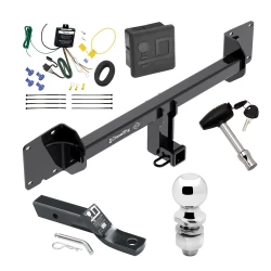 Trailer Tow Hitch For 16-23 Tesla X All Models Deluxe Package Wiring 2" Ball and Lock