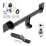 Trailer Tow Hitch For 16-23 Tesla X All Models Complete Package w/ Wiring and 2" Ball
