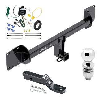 Trailer Tow Hitch For 16-23 Tesla X All Models Complete Package w/ Wiring and 2" Ball