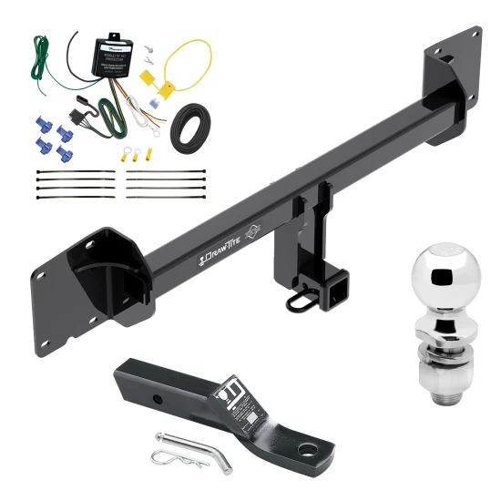 Trailer Tow Hitch For 16-23 Tesla X All Models Complete Package w/ Wiring and 2" Ball