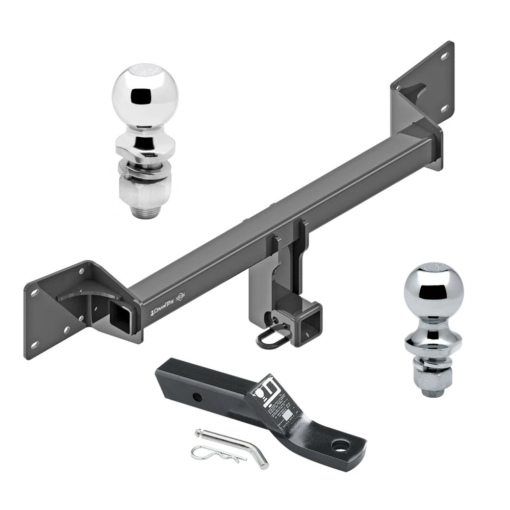 Trailer Tow Hitch For 18-27 Audi Q5 SQ5 Receiver w/ 1-7/8" and 2" Ball