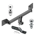 Trailer Tow Hitch For 18-27 Audi Q5 SQ5 Receiver w/ 1-7/8" and 2" Ball