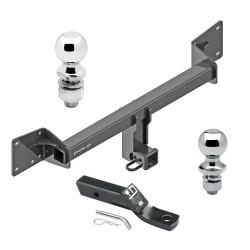 Trailer Tow Hitch For 18-27 Audi Q5 SQ5 Receiver w/ 1-7/8" and 2" Ball