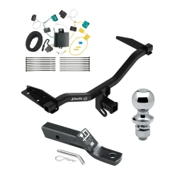 Trailer Tow Hitch For 18-19 Chevrolet Equinox Diesel, Exc Premier Complete Package w/ Wiring and 1-7/8" Ball