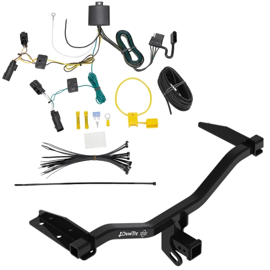 Trailer Tow Hitch For 18-20 GMC Terrain Diesel, w/o Factory Tow PKG w/ Wiring Harness Kit