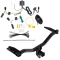 Trailer Tow Hitch For 18-20 GMC Terrain Diesel, w/o Factory Tow PKG w/ Wiring Harness Kit