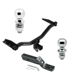 Trailer Tow Hitch For 18-19 Chevy Equinox 18-20 GMC Terrain Diesel Only Receiver w/ 1-7/8" and 2" Ball