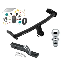 Trailer Tow Hitch For 09-09 Dodge Journey All Models Complete Package w/ Wiring and 1-7/8" Ball
