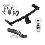 Trailer Tow Hitch For 09-09 Dodge Journey All Models Complete Package w/ Wiring and 2" Ball